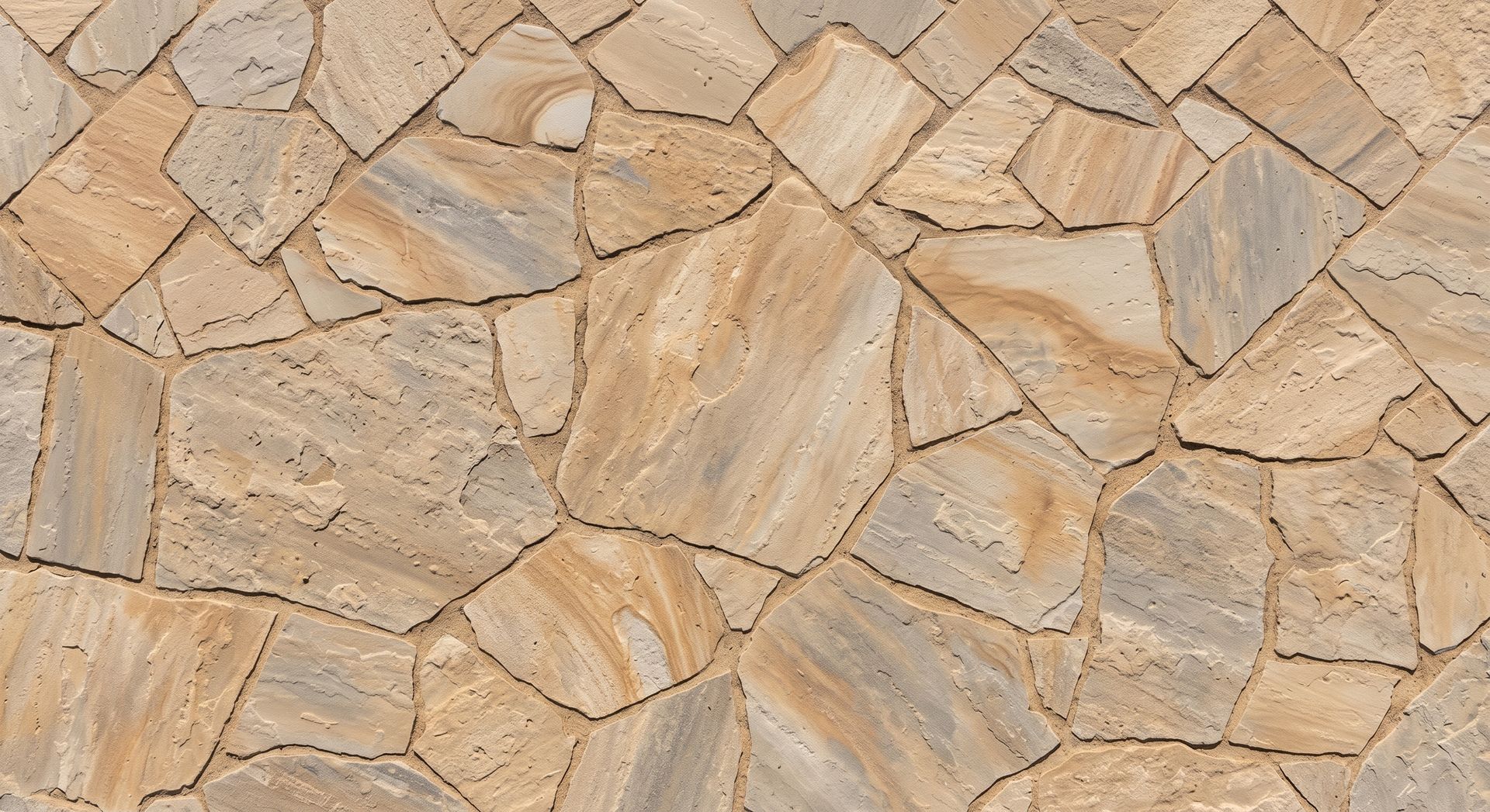 Flagstone surface
