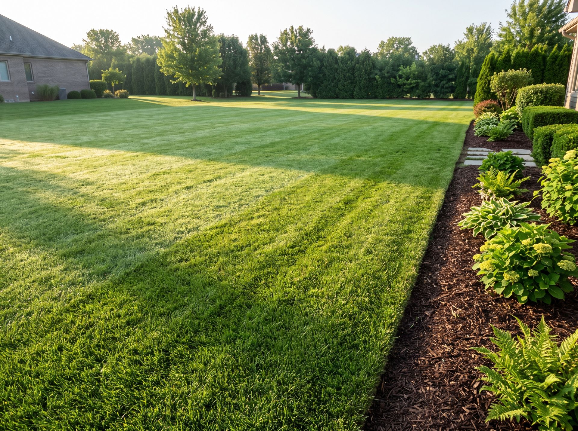 Lawn leveling example